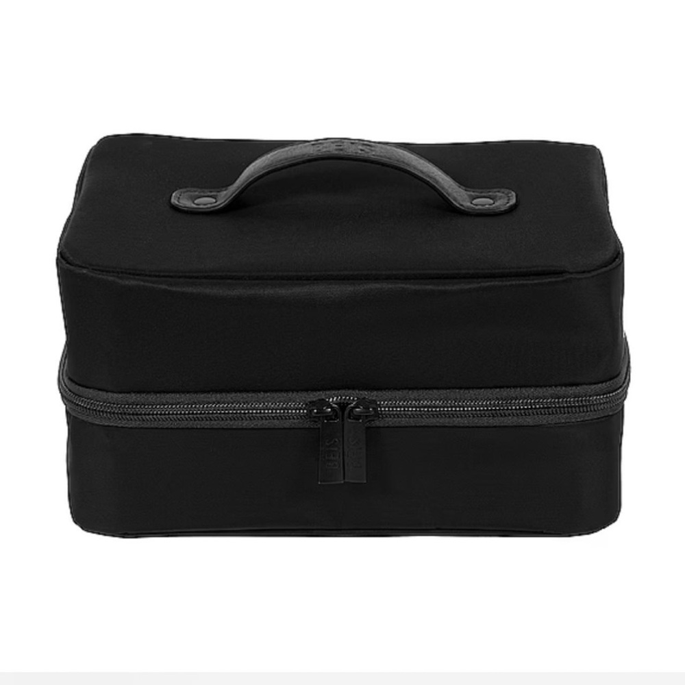 BEIS Black Cosmetic Bag